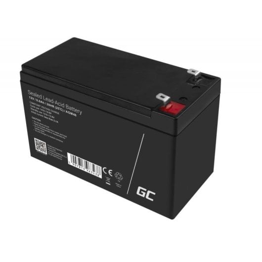 Batterie industrielle Green Cell AGM46 8000 mAh 12 V plomb étanche noire