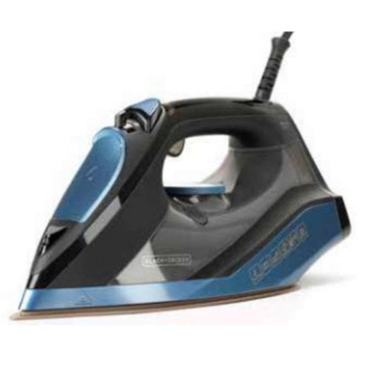 Ferro de Engomar Black & Decker BXIR2801E Cerâmica 2800W Preto Azul 180g/min