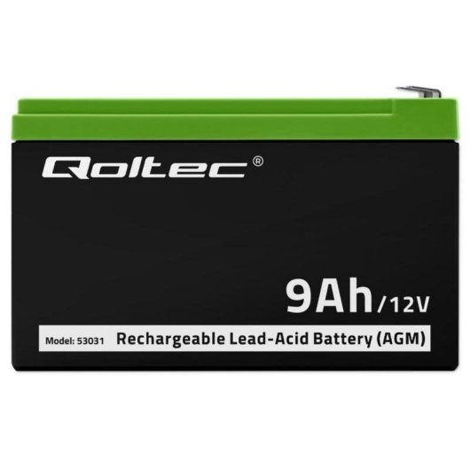 Qoltec 53031 12V 9Ah VRLA UPS-batterij