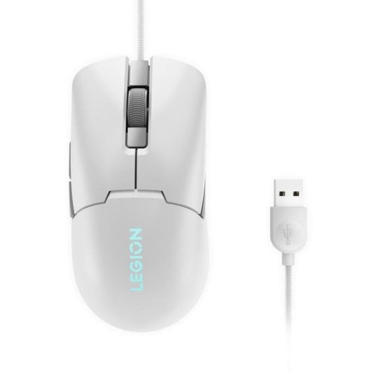 Rato Lenovo GY51H47351 USB Type-A 8000 DPI Branco Iluminação RGB 6 Botões