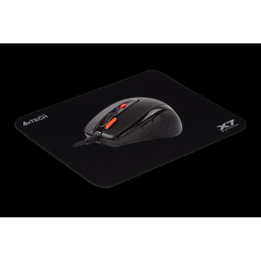 Ratón A4Tech X-7120 USB 2000 DPI Negro Iluminação Ergonomico Ambidestro