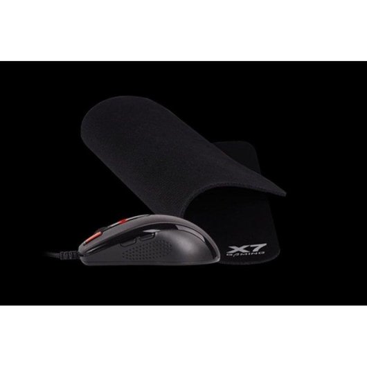 Ratón A4Tech X-7120 USB 2000 DPI Noir Ambidextre Mémoire Intégrée