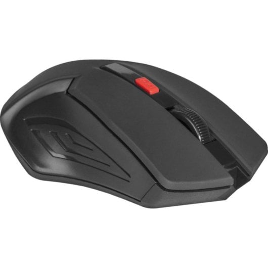 Mouse Defender ACCURA MM-275 Wireless 1600 DPI Nero Rosso 6 Tasti Ergonomico