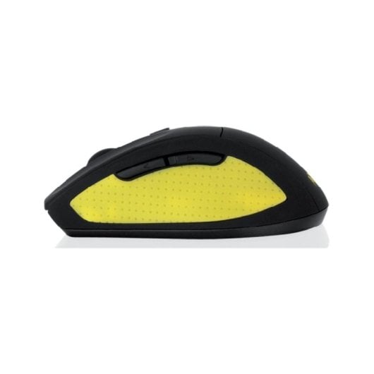 Souris Ibox BEE2 PRO Sans Fil RF 1600DPI Noir Jaune Ergonomique Nano USB