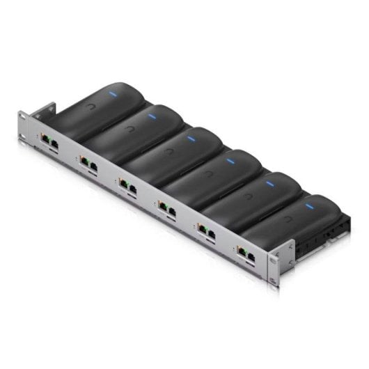 Estante para rack Ubiquiti UACC-AI-PORT-RM metálico 1U gris y negro