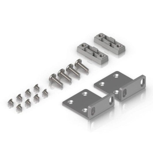 Kit de montage Ubiquiti UACC-Rack-Ear-1U acier galvanisé 1U gris