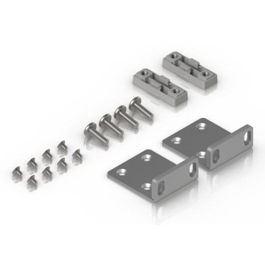 Kit de montage Ubiquiti UACC-Rack-Ear-1U acier galvanisé 1U gris