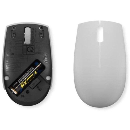 Ratón Lenovo GY51L15678 Inalámbrico RF 1000 DPI Gris Ambidiestro Ergonomía