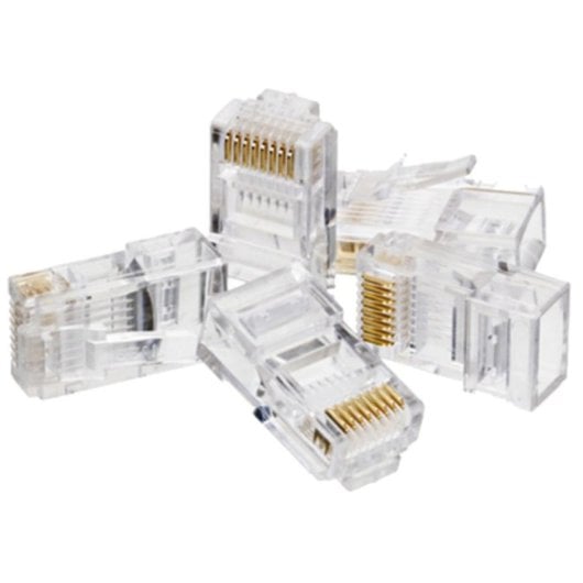 Conector Alantec WT106 RJ45 Macho Transparente Pack 100 peças