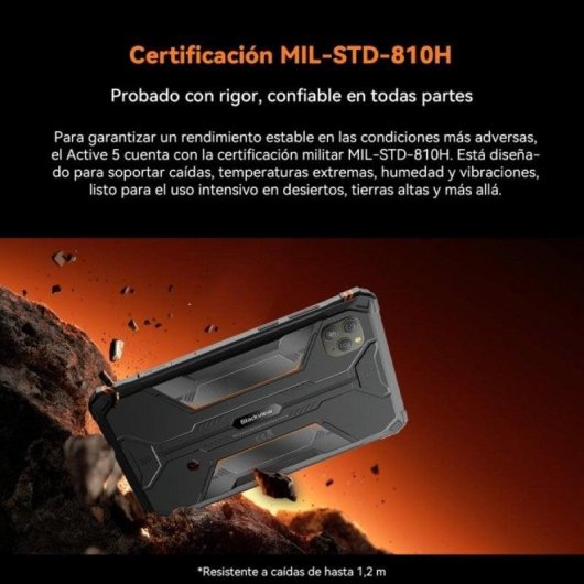 Tablet Blackview Active 5 4G 8,68" 8GB 128GB Negro Rugerizada