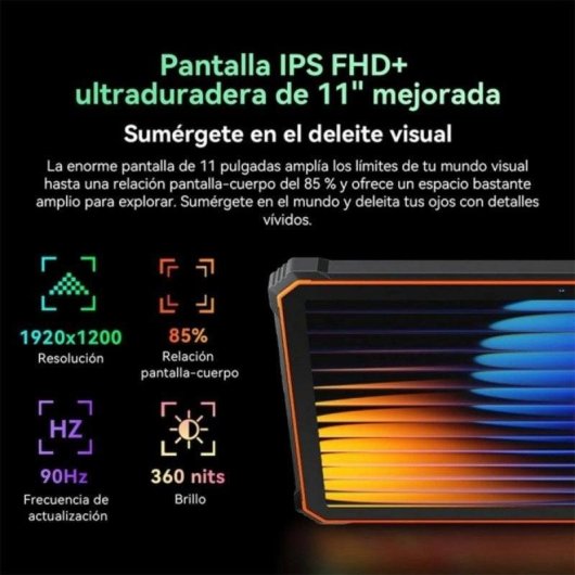 Tablet Blackview Active 10 Pro WiFi + 5G 11" 12GB 512GB Negro Naranja