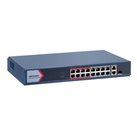 Switch gestionado Hikvision DS-3E1318P-EI/M 16 PoE 18 puertos Gigabit con protección avanzada