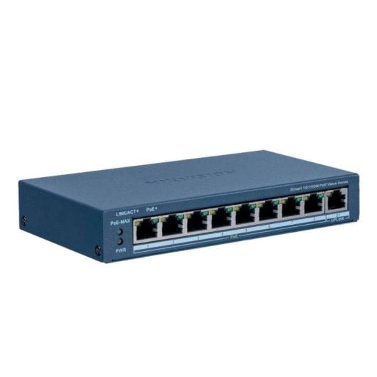 Switch réseau Hikvision DS-3E1309P-EI/M 9 ports PoE+ Gigabit géré sans ventilateur