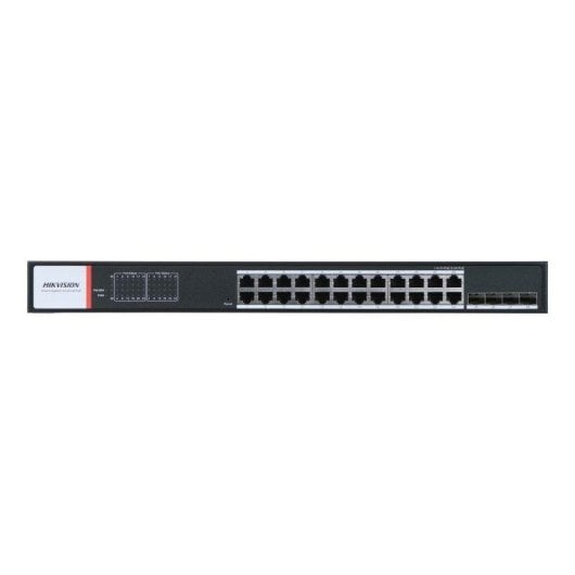 Switch Hikvision DS-3T1528HP-SI-24P4F 24 Puertos Gigabit PoE 4 SFP Gestión Industrial