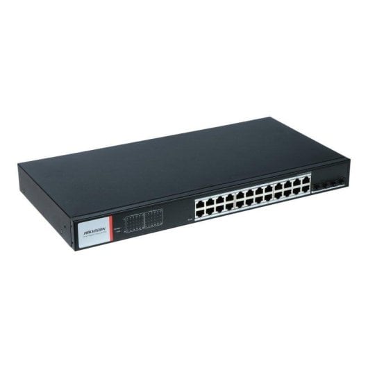 Switch Hikvision DS-3T1528HP-SI-24P4F 24 Puertos Gigabit PoE 4 SFP Gestión Industrial