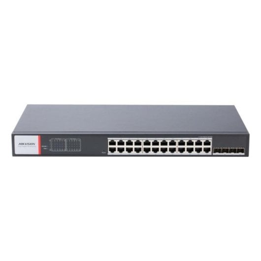 Switch Hikvision DS-3T1528HP-SI-24P4F 24 Puertos Gigabit PoE 4 SFP Gestión Industrial