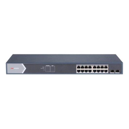 Switch gestionado Hikvision DS-3E1518P-SI 16 puertos PoE+ 2 SFP 225W rack