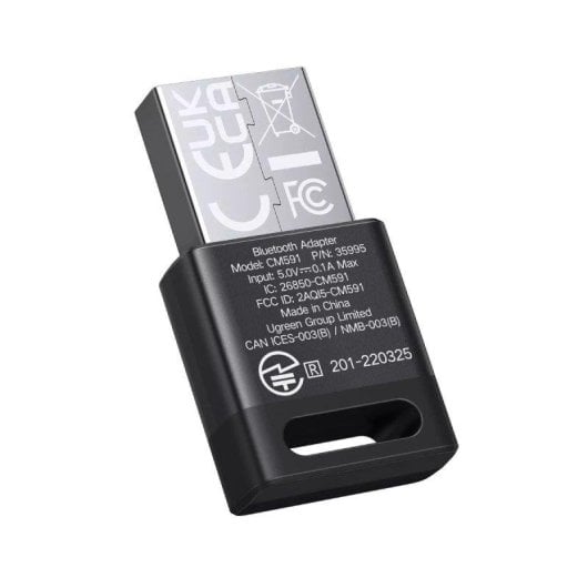 Adaptateur Bluetooth Ugreen CM591 Bluetooth 5.3 Portée 20 m USB Noir