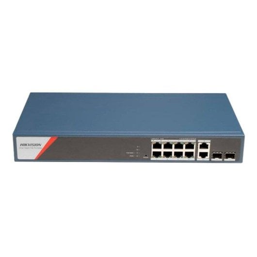 Switch Hikvision DS-3E1512HP-SI-8P2T2F 12 Puertos Gigabit PoE+ 130W Gestión avanzada