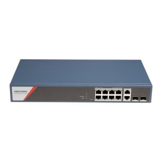 Switch Hikvision DS-3E1512HP-SI-8P2T2F 12 Puertos Gigabit PoE+ 130W Gestión avanzada