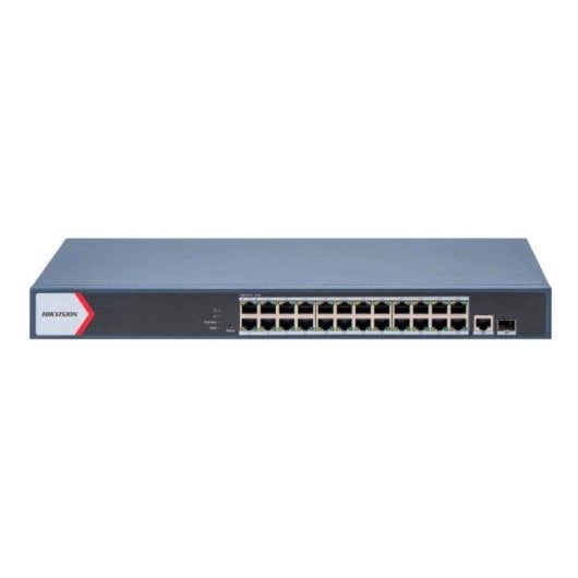 Switch Hikvision DS-3E1526P-EI 26 puertos Gigabit PoE+ 370W gestión cloud