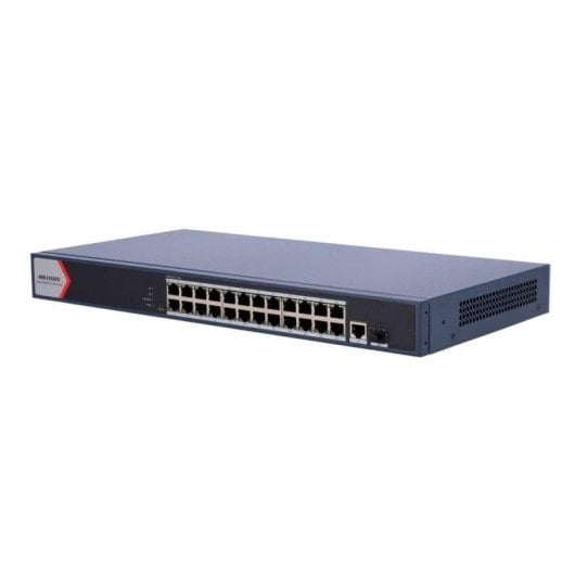 Switch Hikvision DS-3E1526P-EI/M 24 Puertos PoE+ 1 SFP 1 RJ45 Gestionado 230W Rack