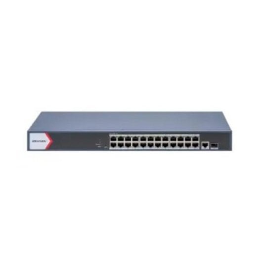 Switch Hikvision DS-3E1526P-EI/M 24 Puertos PoE+ 1 SFP 1 RJ45 Gestionado 230W Rack