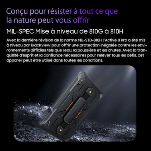 Blackview Active 8 Pro 10,36" 4G 22000mAh 33W 8GB 256GB Android 13 48MP GPS OTG