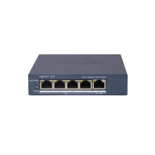 Switch Hikvision DS-3E1505P-EI 5 puertos Gigabit PoE gestionado metálico 45 W