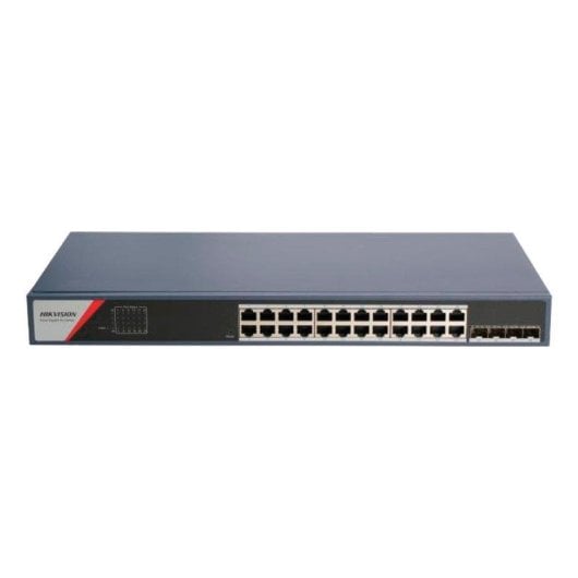 Switch Hikvision DS-3E1528-SI-24T4F 28 Puertos Gigabit PoE Gestión Avanzada