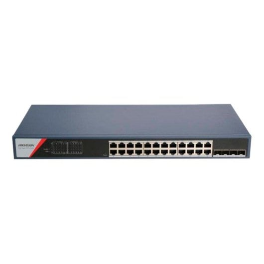 Switch Hikvision DS-3E1528P-SI-24P4F 24 Puertos PoE Gigabit Inteligente 4 SFP 370W