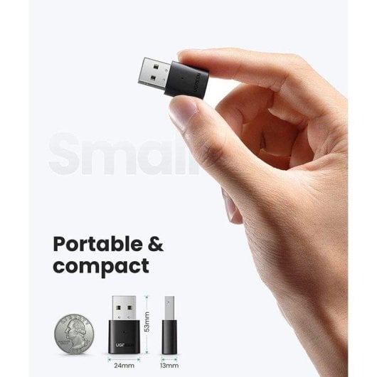 Adaptateur Bluetooth 5.0 Ugreen PS Switch Noir Transmission 10 m Dual Audio