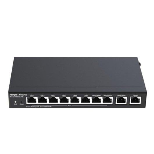 Router con cable Ruijie RG-EG310GH-P-E 10 puertos RJ-45 GbE PoE y gestión web