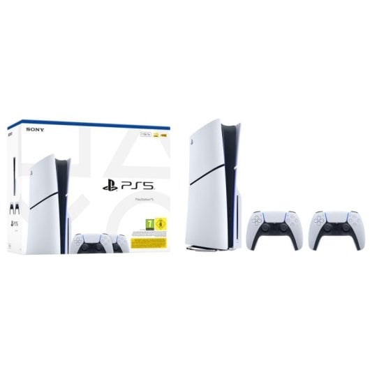 Sony PlayStation 5 Slim Chasis E + 2x Mandos DualSense V3 + Tom Clancy's Rainbow Six: Extraction