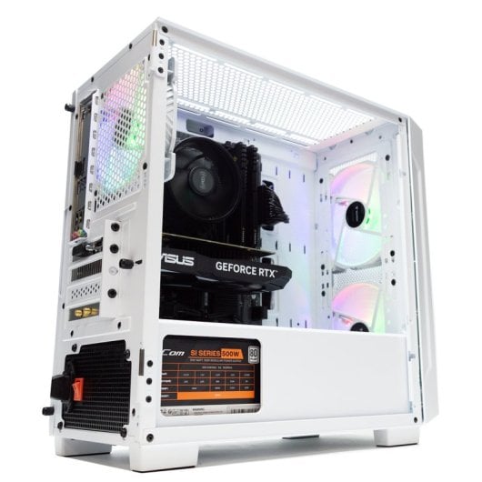PcCom Lite AMD Ryzen 5 5500 / 16 GB / 1 TB SSD / RTX 5060 + Windows 11 Home - Bianco