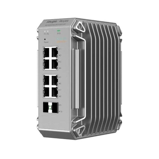 Switch Ruijie RG-NIS3100-8GT2SFP-HP 8 ports Gigabit PoE+ IP40 industriel