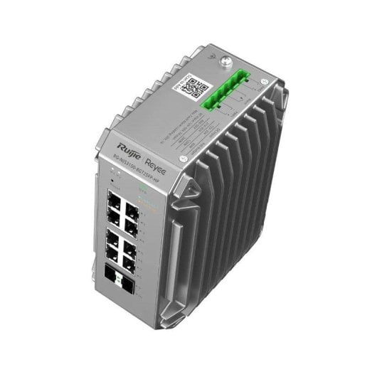 Switch Ruijie RG-NIS3100-8GT2SFP-HP 8 ports Gigabit PoE+ IP40 industriel