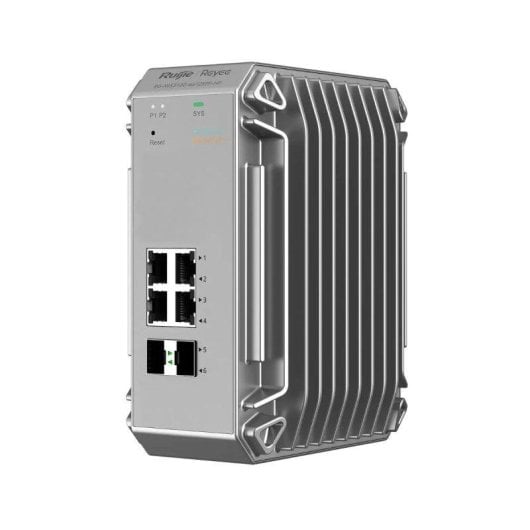 Switch Ruijie RG-NIS3100-4GT2SFP-HP Industrial 4x Gb PoE+ 2x SFP L2 Gestionado