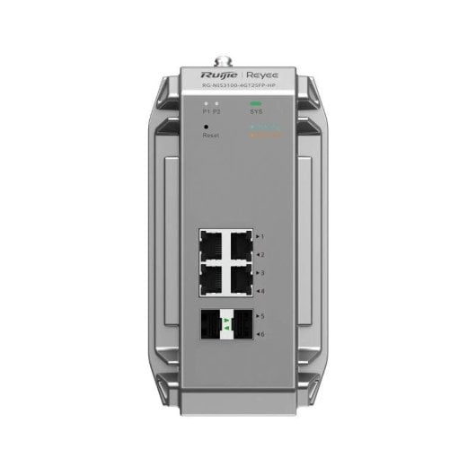 Switch Ruijie RG-NIS3100-4GT2SFP-HP Industrial 4x Gb PoE+ 2x SFP L2 Gestionado