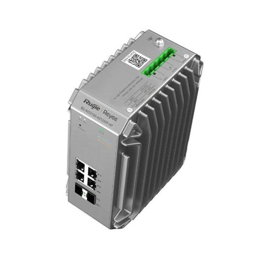 Switch Ruijie RG-NIS3100-4GT2SFP-HP Industrial 4x Gb PoE+ 2x SFP L2 Gestionado