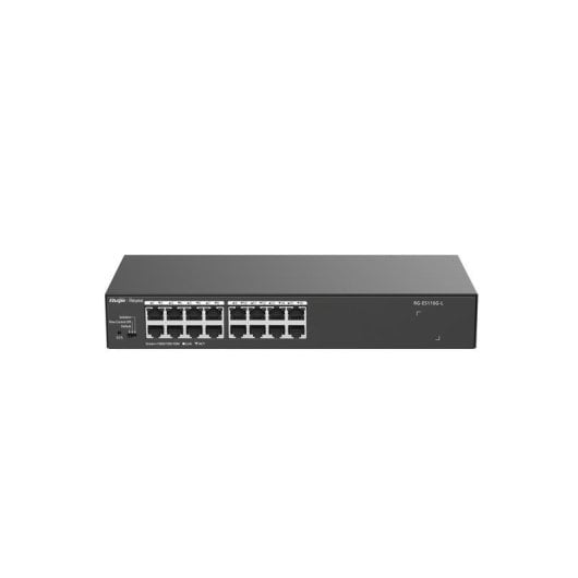 Switch Ruijie RG-ES116G-L 16 ports Gigabit Ethernet Rack Métal Sans Ventilateur