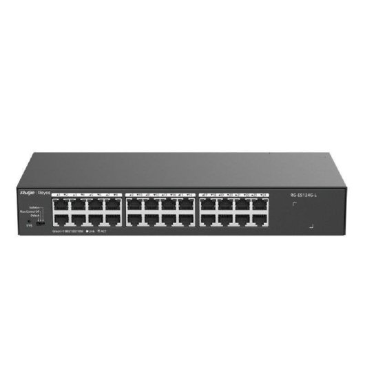Switch Ruijie RG-ES124G-L 24 Puertos Gigabit L2 Montaje en Rack