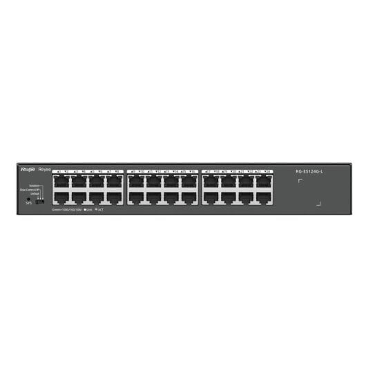 Switch Ruijie RG-ES124G-L 24 Portas Gigabit Rack L2 Não Gerido Metal