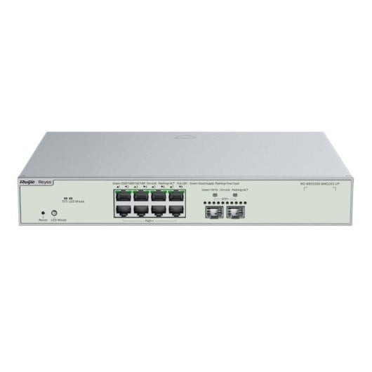 Switch Ruijie RG-NBS3100-8GT2SFP L3 8 Puertos RJ45 Hi-PoE y 2 SFP Cloud