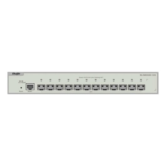 Switch Ruijie RG-NBS5500-12XS 12x SFP+ 10Gbps L3 Gestión Cloud y Rack