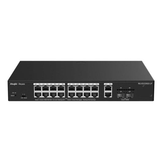 Switch Ruijie RG-ES220GS-LP 18 Ports Gigabit PoE+ Rackmontage Managed