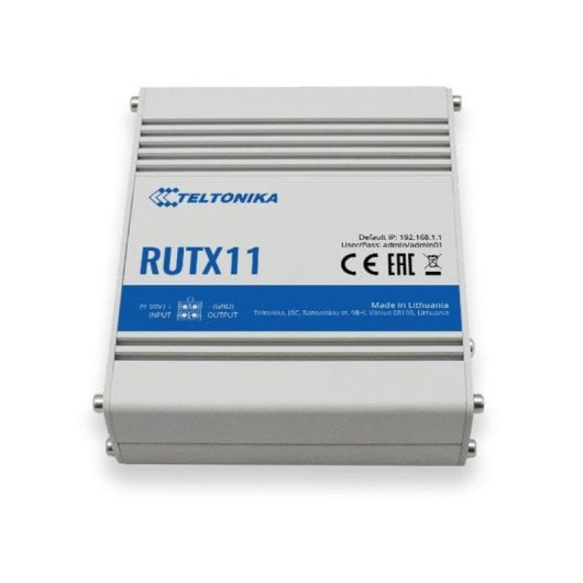 Router Teltonika RUTX11 4G LTE WiFi 5 Doble Banda 867 Mbit/s Seguridad Avanzada