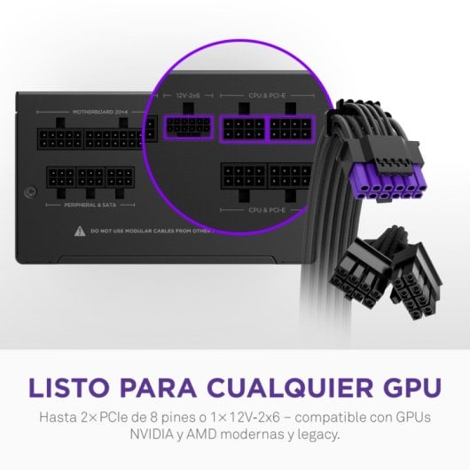 Fuente de Alimentación NZXT C750 Gold Core 750 W Certificación 80 PLUS Gold modular