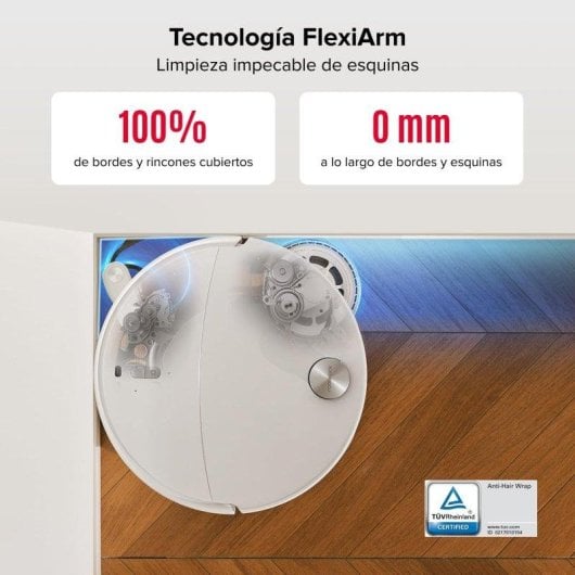 Robot Aspirador y Fregasuelos Roborock Qrevo Curv 2 Pro Navegación AI 25.000 Pa Zero-enredos