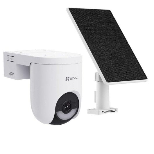 Videocamere di sorveglianza EZVIZ HB8 Lite 2K Visione Notturna Esterna IA Allarme Pannello Solare Controllo Vocale Audio Bidirezionale
